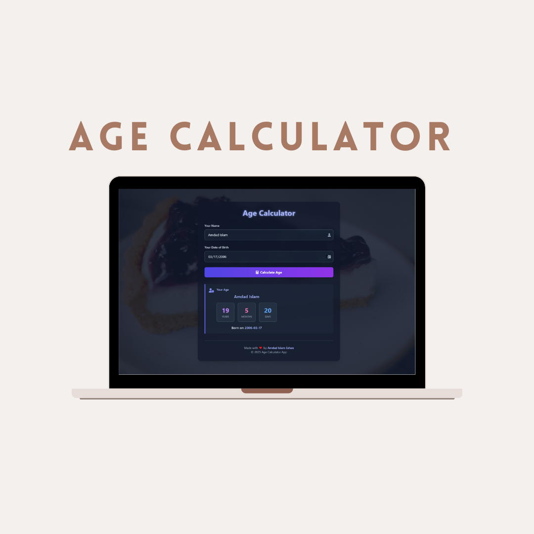 Age Calculator Screenshot 1