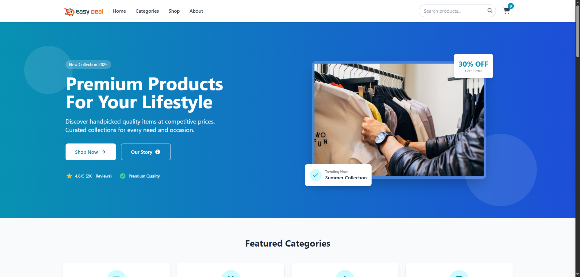E-commerce Shop Screenshot 2