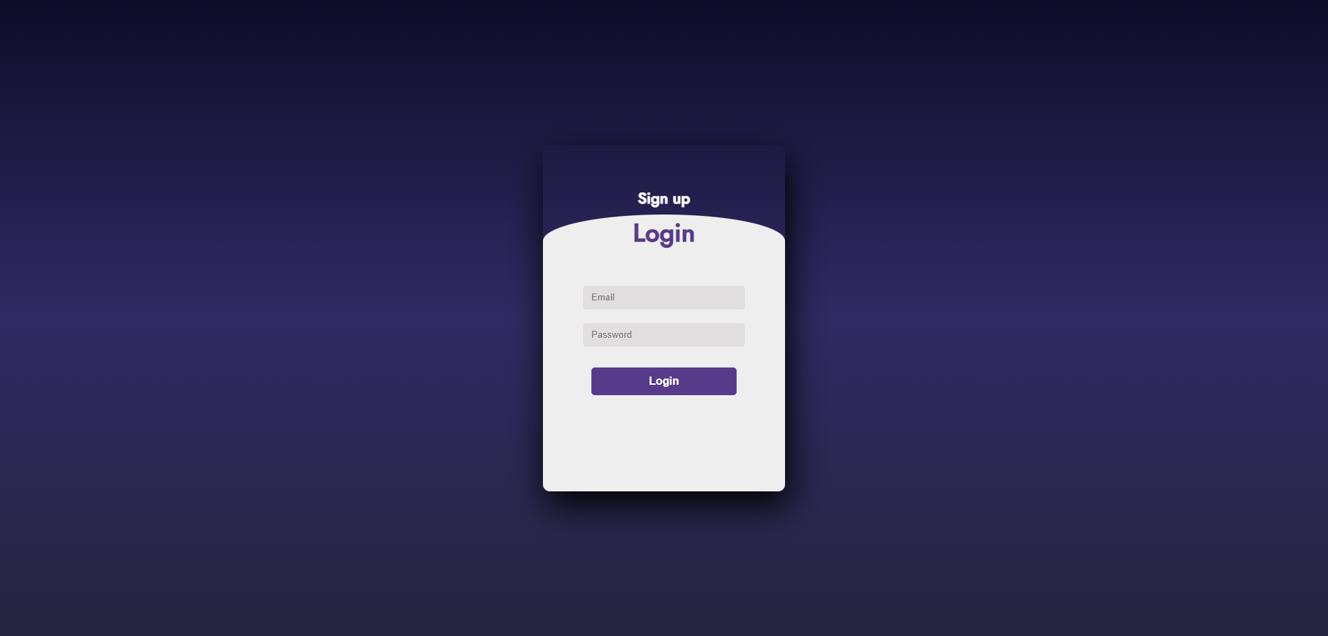 Login System Screenshot 2
